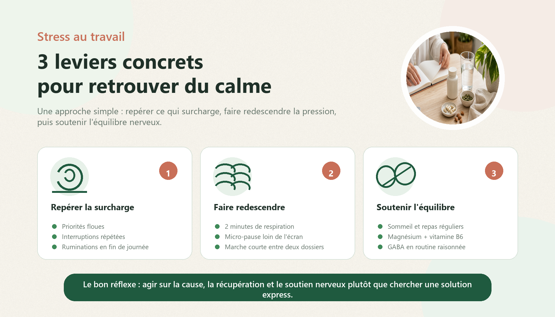 Infographie stress au travail