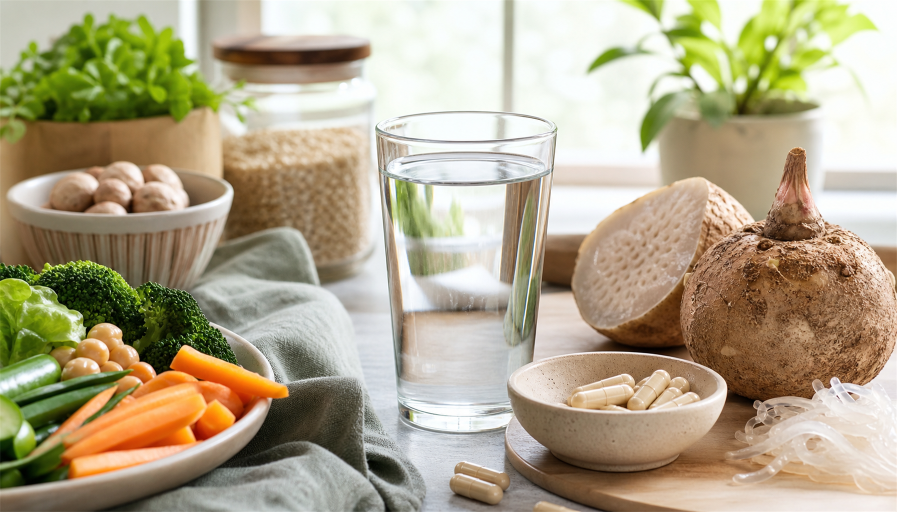 konjac fibres et satiété