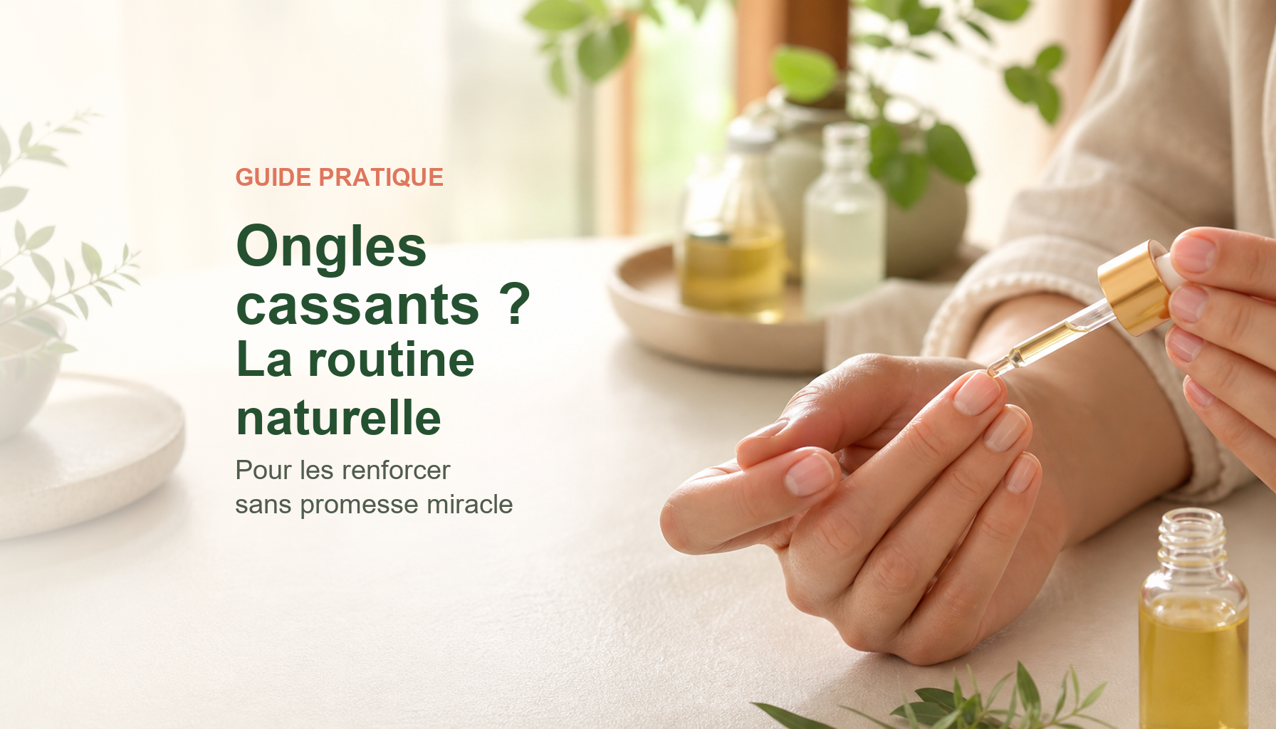 ongles cassants solution naturelle